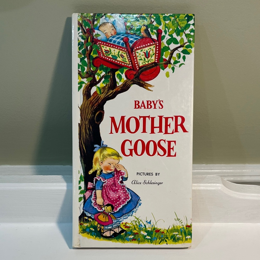 Baby's Mother Goose Board Book Vintage 1980